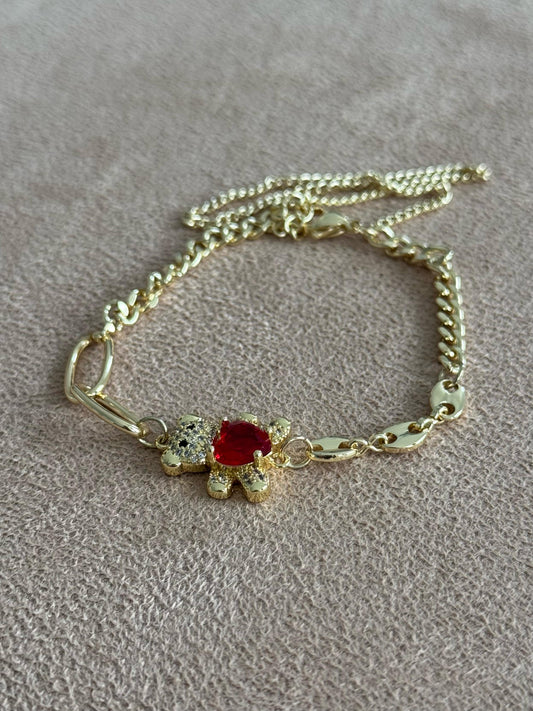 Pulsera de Oso Dorado