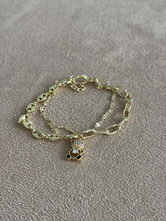 Pulsera de Oso Dorado